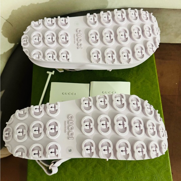 GUCCI HORSEBIT TOUCH STRAPPED PLATFORM SANDALS - Picture 2 of 5